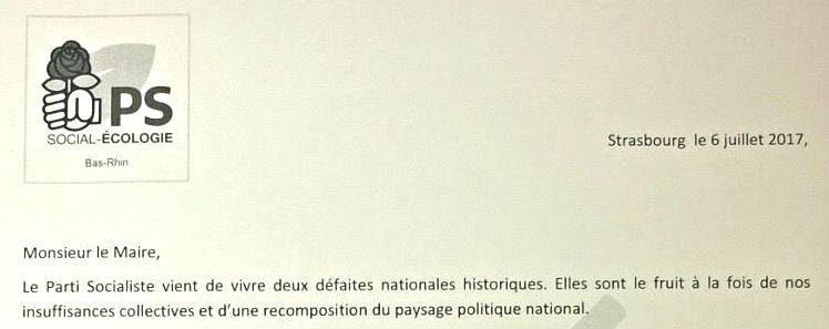 Suite aux défections d’élus à Strasbourg, le PS du Bas-Rhin demande des comptes à Roland Ries