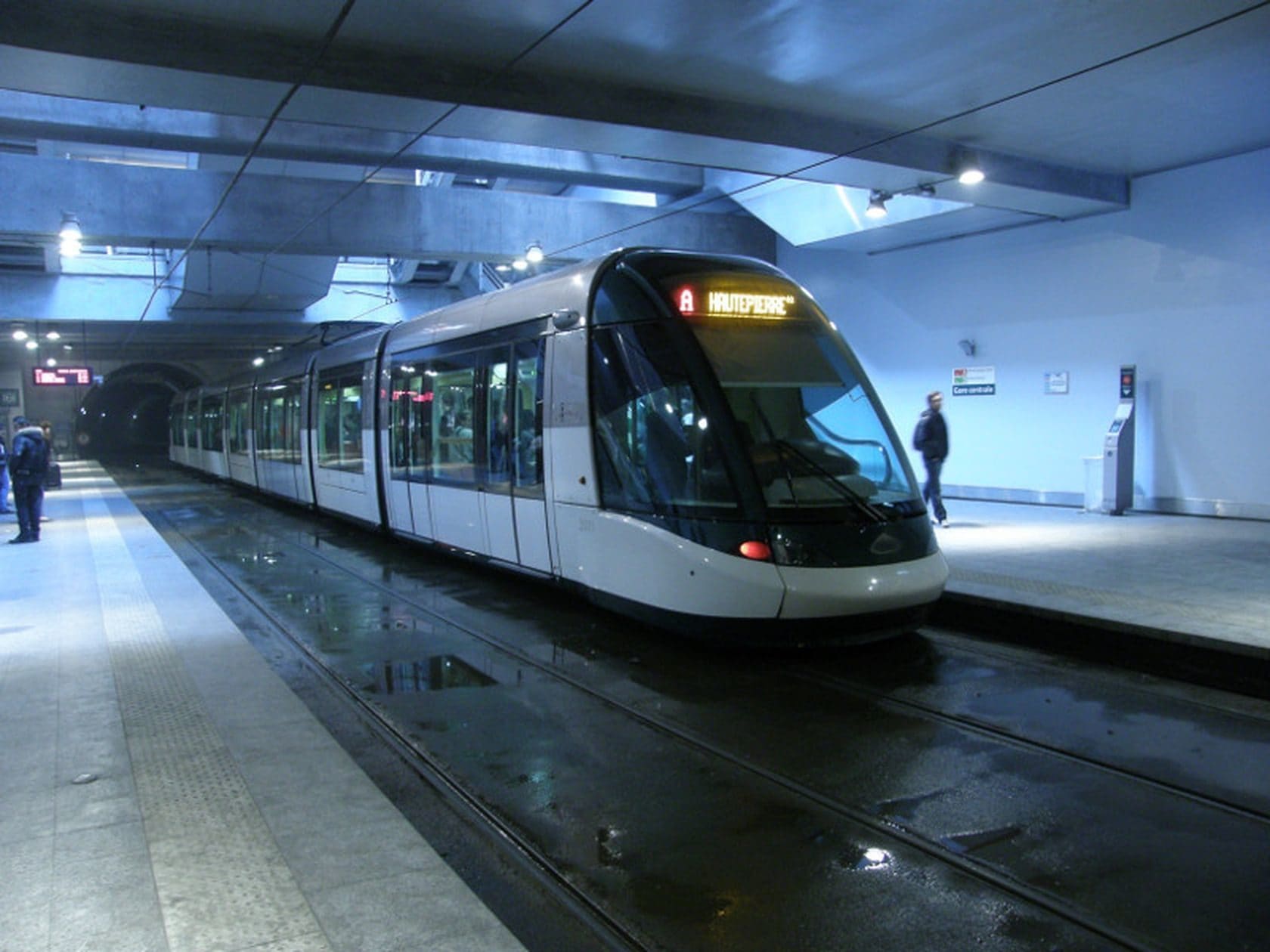 Plus de tramway sous la gare pendant la majeure partie des vacances scolaire (Photo Victor Brito / FlickR / cc)