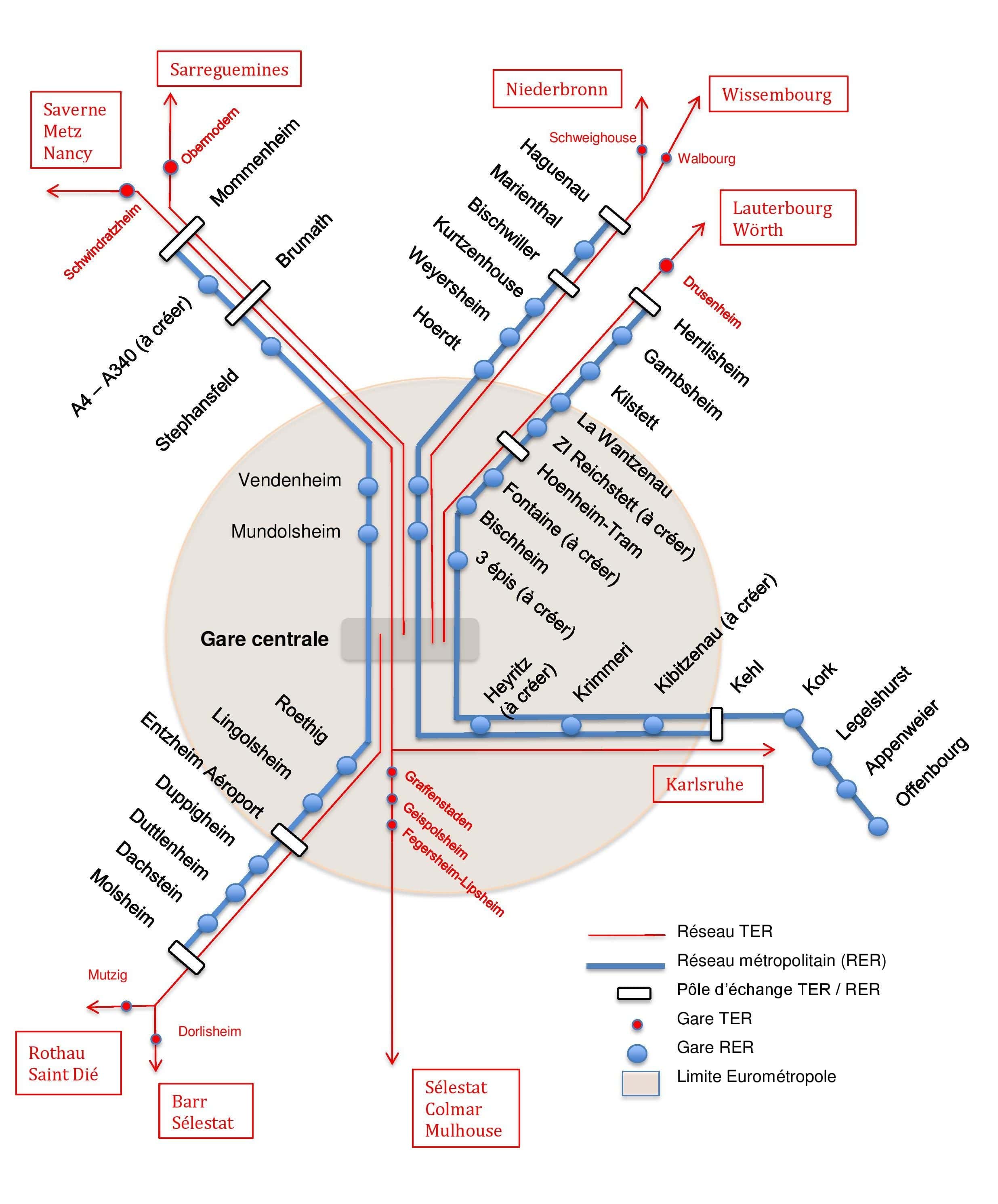 Et si Strasbourg se dotait d’un RER performant ?