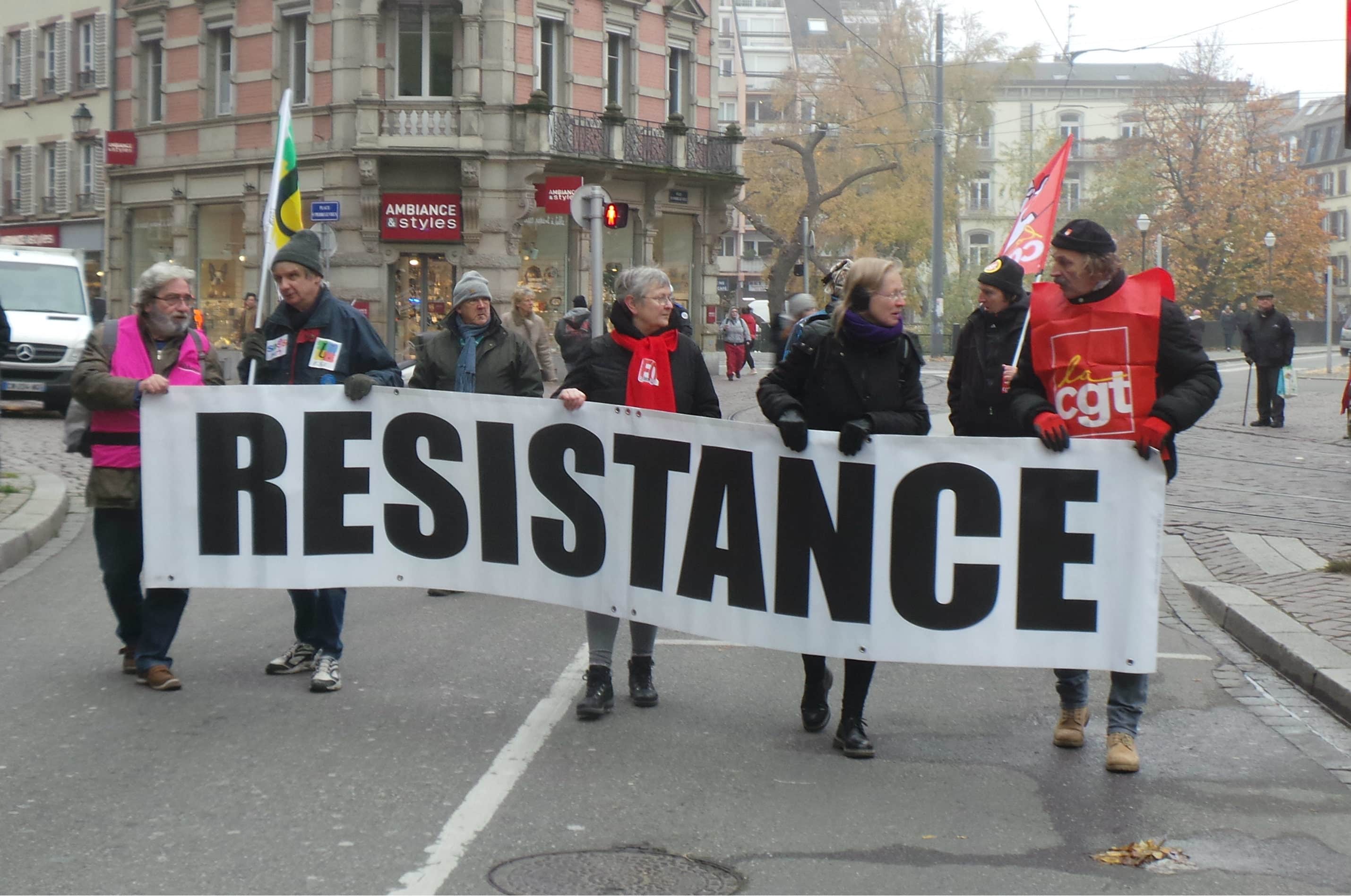 Un millier dans les rues de Strasbourg, contre un gouvernement jugé trop libéral