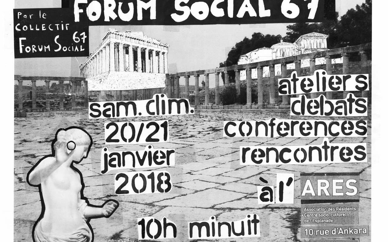 À l’Esplanade, une première édition du « Forum social du Bas-Rhin » ce week-end
