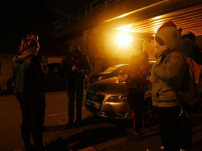 ... avant d'être stoppées net par la police (Photo GK/ Rue 89 Strasbourg/ cc)