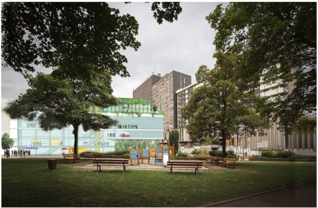 Le complexe des Halles doit agrandir le centre commercial et accompagner la rénovation du quartier (doc remis)