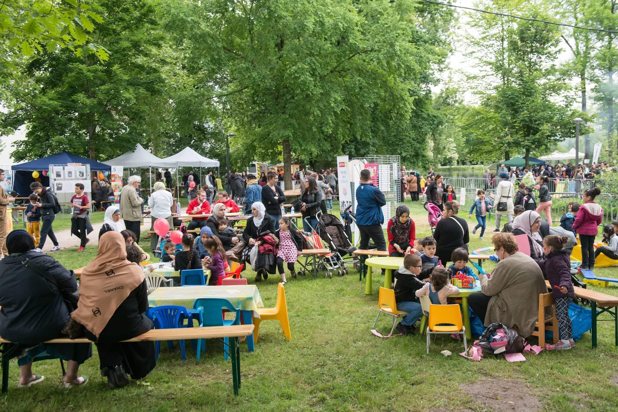 Chaque année, la fête du Parc Schulmeister attire environ 3 000 personnes (Photo Philippe Stirnweiss / Ville de Strasbourg)