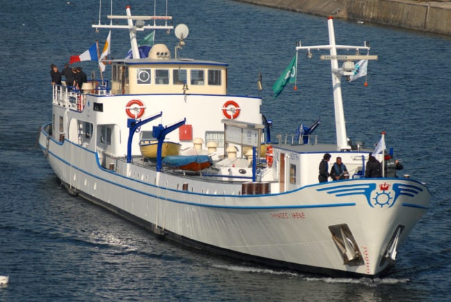 Le bateau-école « Prinses Irene » a été construit en Hollande (Photo Lycée E. Mathis).