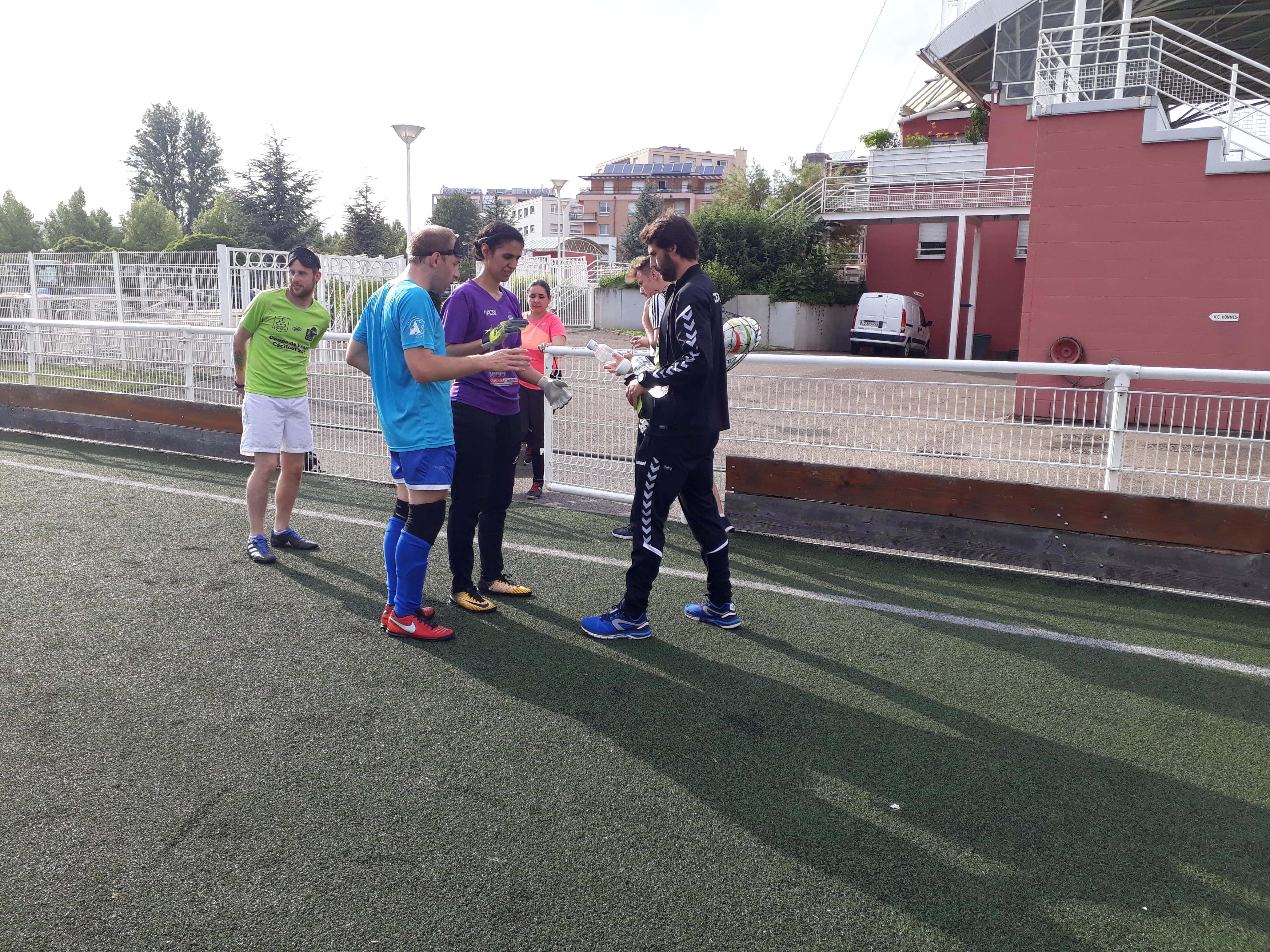 À Schiltigheim, avec la seule équipe de cécifoot du Grand-Est, le football pour aveugles