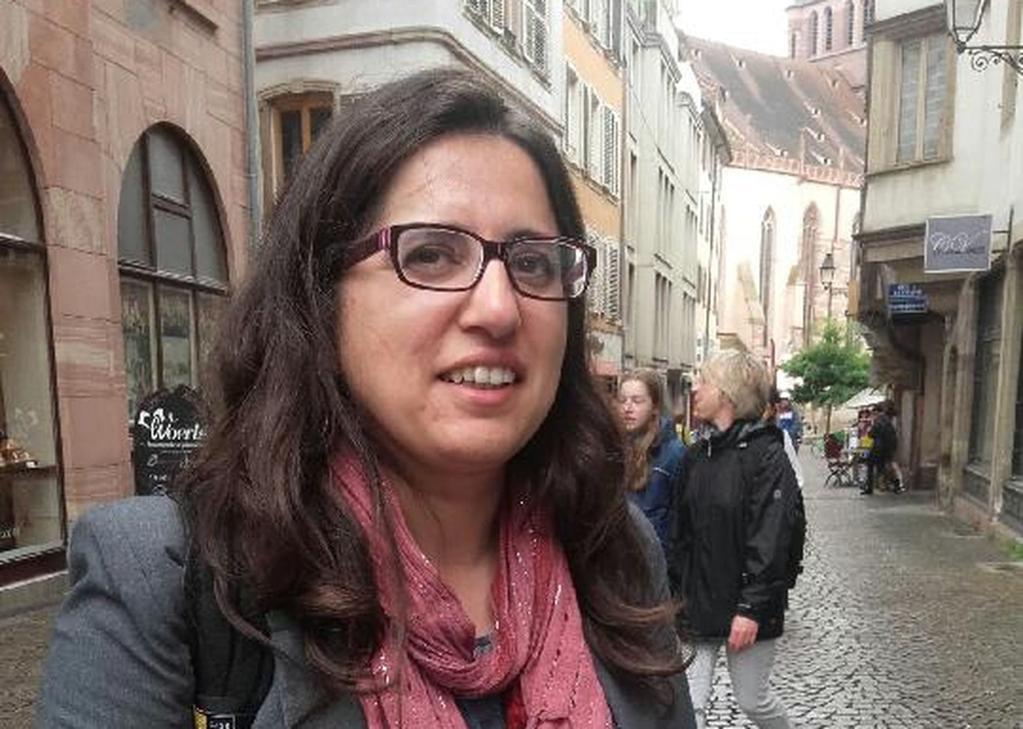 Hülliya Turan à Strasbourg en juin 2017 (Photo L'Humanité)