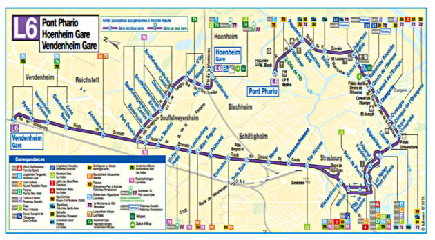 Tracé inchangé, mais des amélioration pour la ligne 6 qui devient L6 (document CTS)