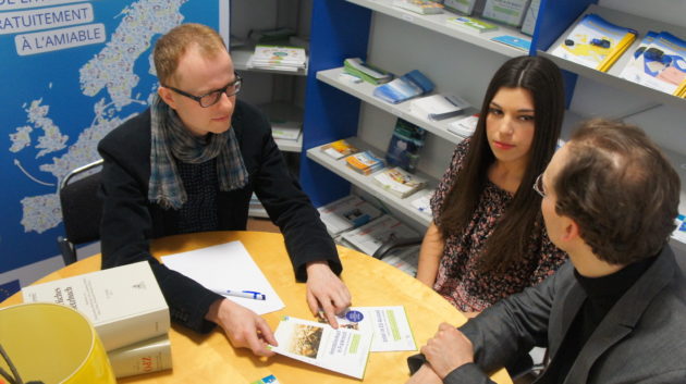 Les CEC France et Allemagne traitent environ 10000 plaintes par an. Ici, une consultation avec juriste. (Photo CEC / DR)