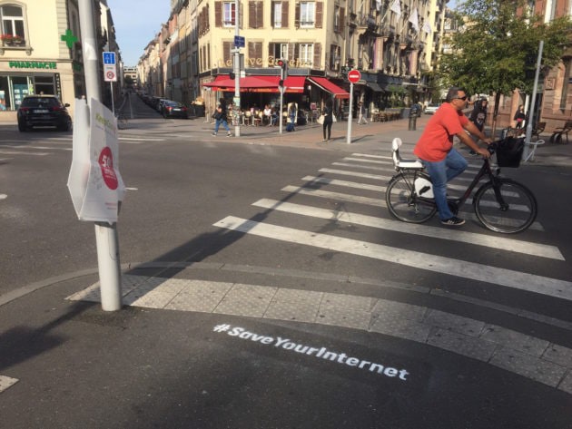 Pas moins de 150 amendements ont été déposés en vue du vote de la directive "droit d'auteur". (Photo CS / Rue89 Strasbourg / cc)