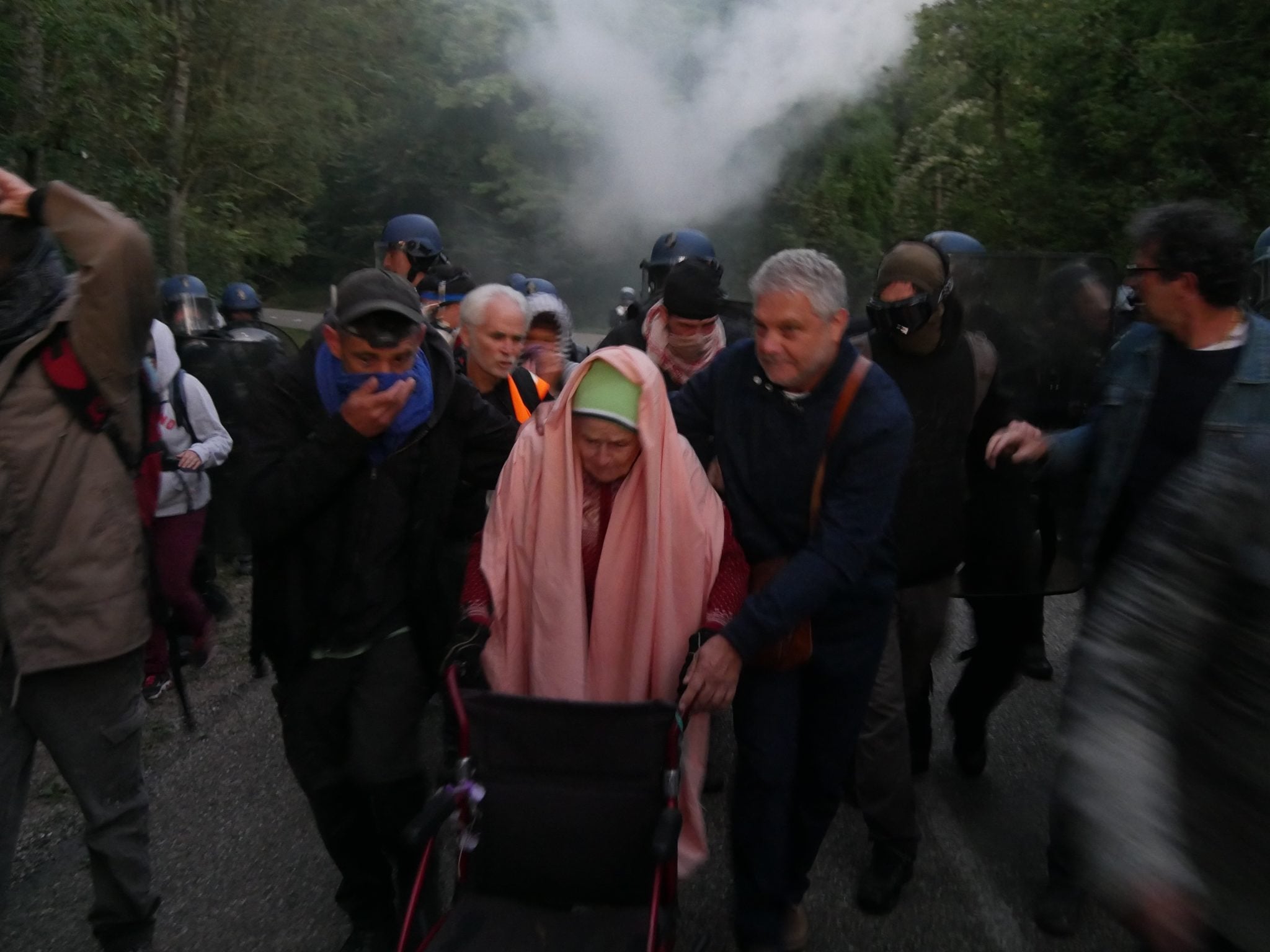 Une personne âgée de 89 ans a participé à la manifestation (Photo GK / Rue89 Strasbourg / cc)