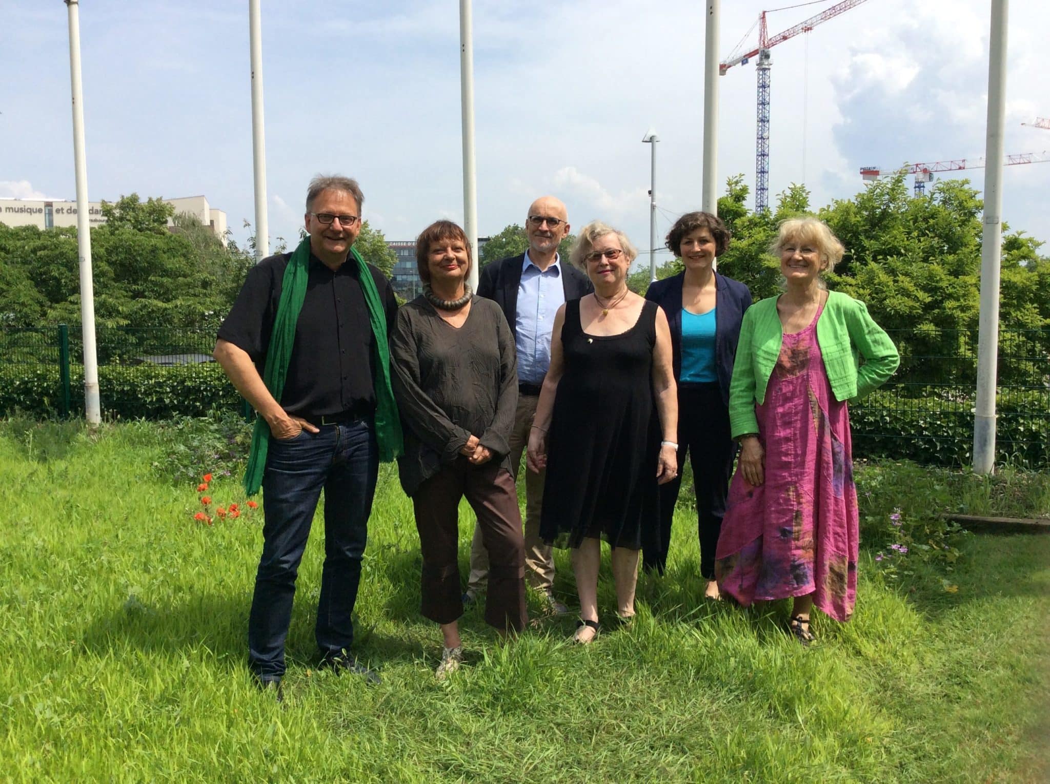 Les élus écologistes de Strasbourg. Ils ont été rejoints depuis par Pierre Ozenne et trois élus à Schilitgheim (photo groupe EELV)