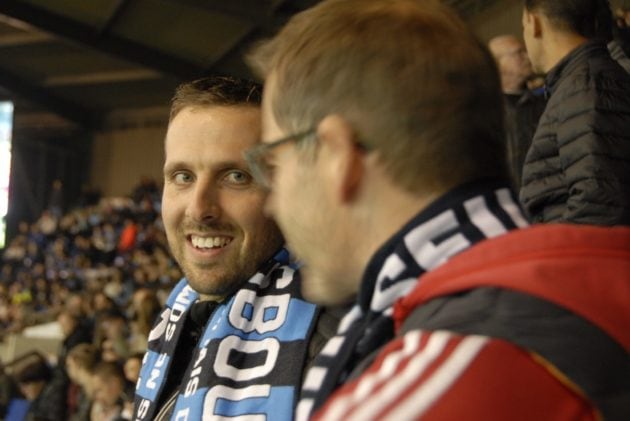 David a assisté en septembre à son premier match du Racing (Photo Maxime Nauche/Rue89 Strasbourg/cc)