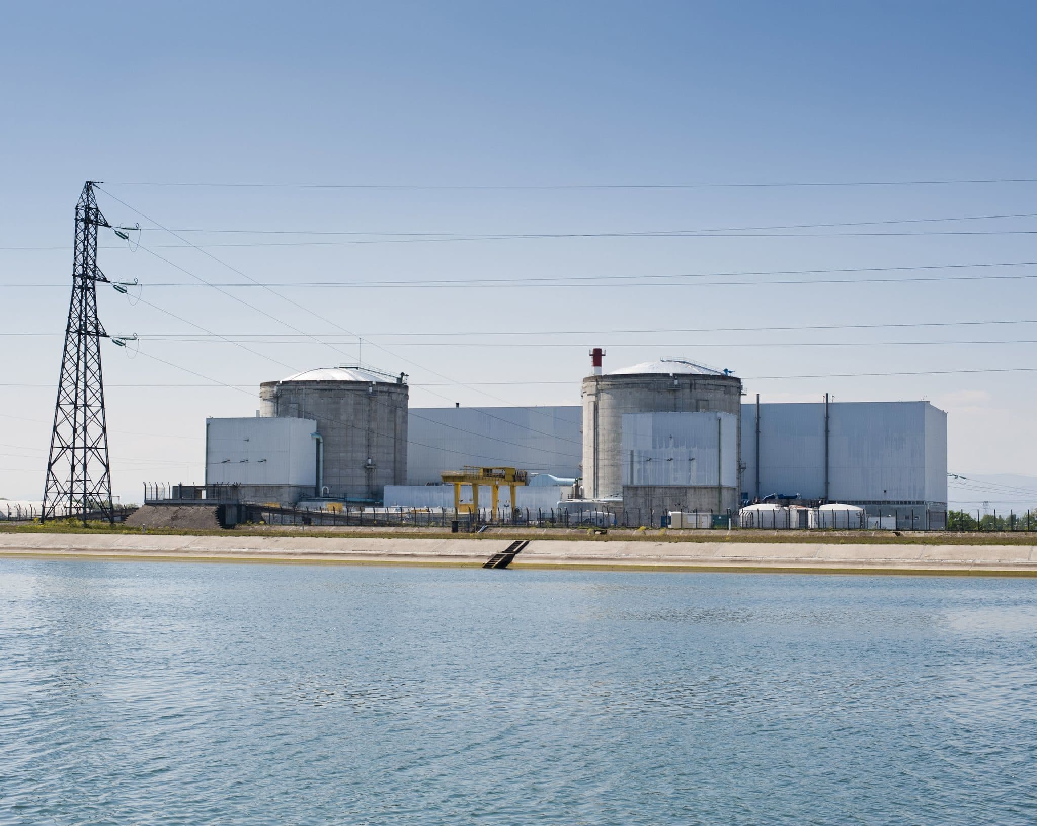 La centrale nucléaire de Fessenheim. (Photo Pascal Bastien / Divergence)