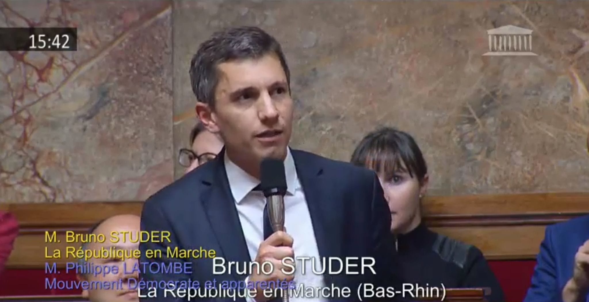 Bruno Studer, président de la commission éducation et culture de l'Assemblée nationale (capture d'écran / AN)