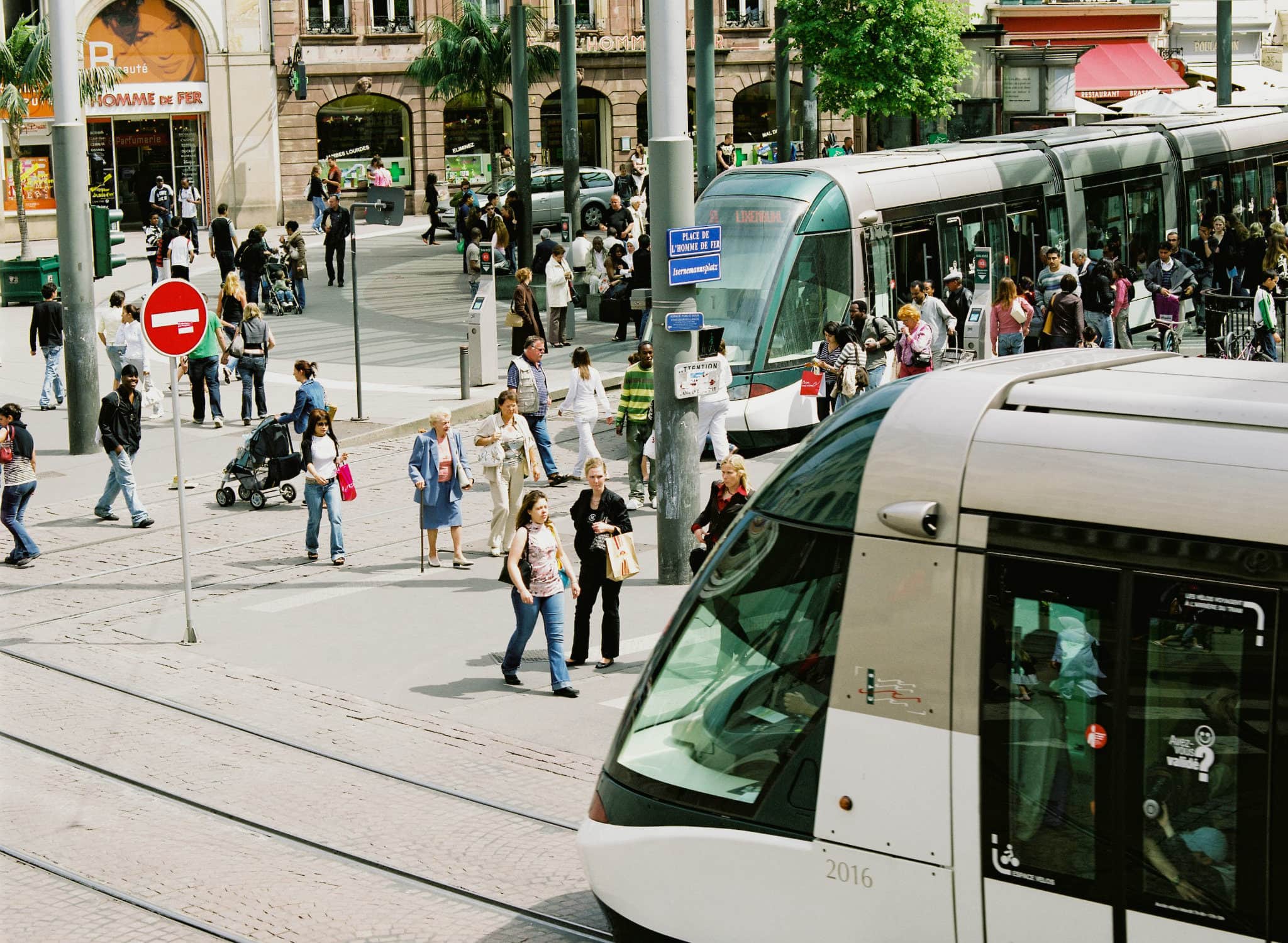 La gratuité entraînerait-elle un afflux ingérable sur les lignes de tram ? (photo Pascal Bastien / Divergence)