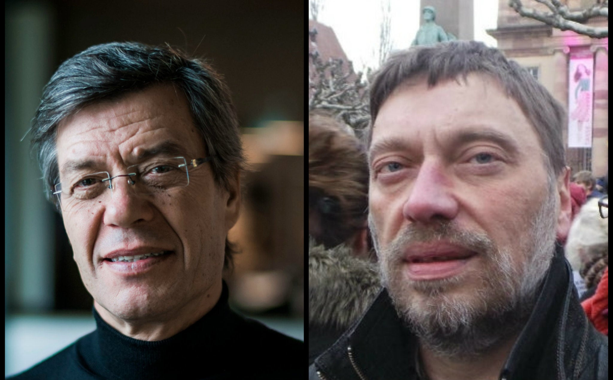 Jo Spiegel à gauche et Thierry Kuhn à droite (photos Pascal Bastien et JFG)