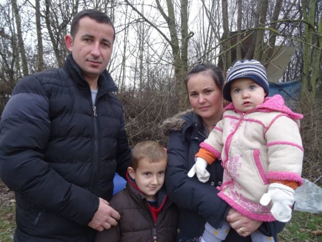 Une nouvelle famille est venue s'installer sous une tente dans ce parc (Photo Gérard Baumgart / doc remis)