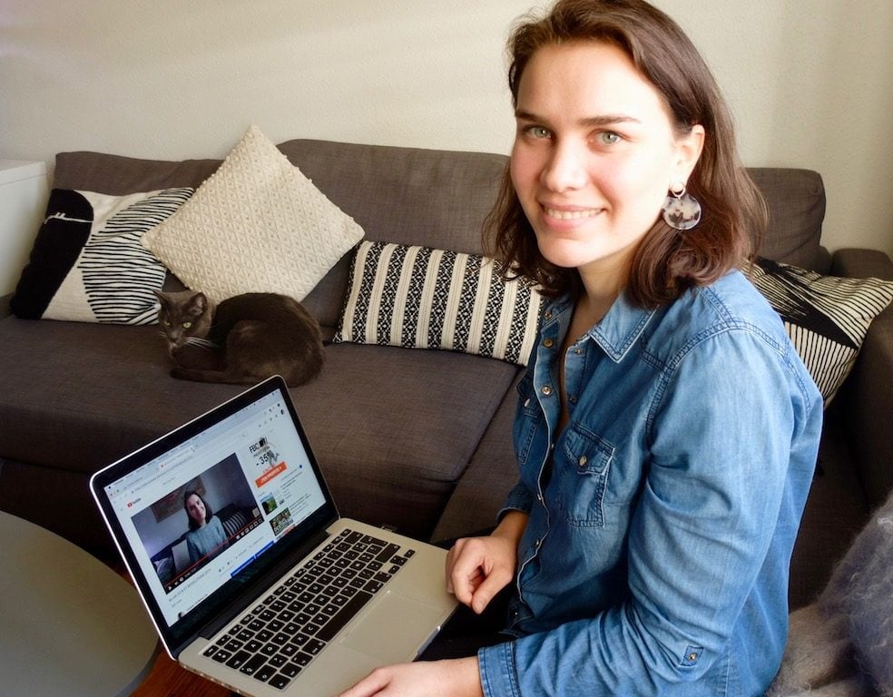 Fanny Huet, Youtubeuse écolo et minimaliste (Photo MH / Rue89 Strasbourg)