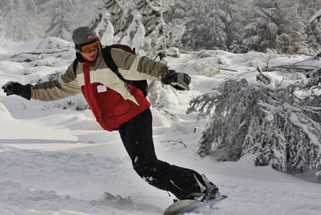 La station du Lac Blanc dispose d’un snow park, d’un stade de slalom, d’une piste de boardercross et d’un « Nordik park ». (Photo Vallée de Kaysersberg)