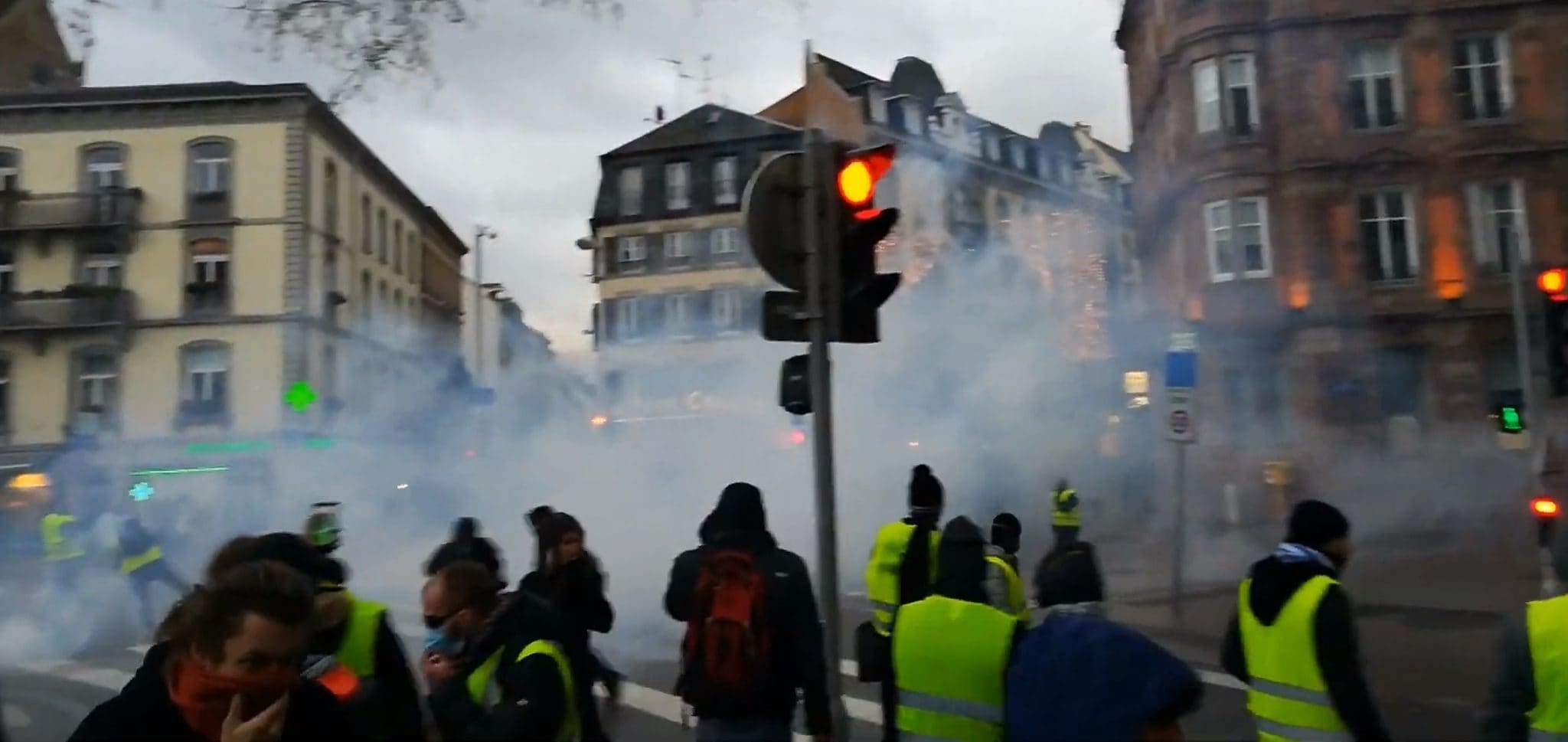 Blessés de l’Acte IX des Gilets jaunes à Strasbourg : de nouvelles vidéos