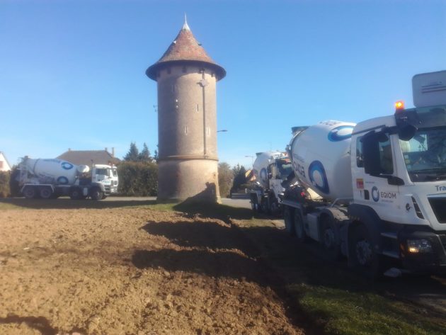 Quelques opposants ont retardé les travaux du chantier du viaduc (photo Thibault Vetter)