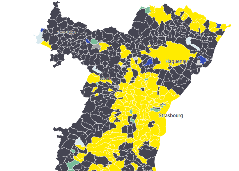 Européennes : LREM et RN se partagent l’Alsace