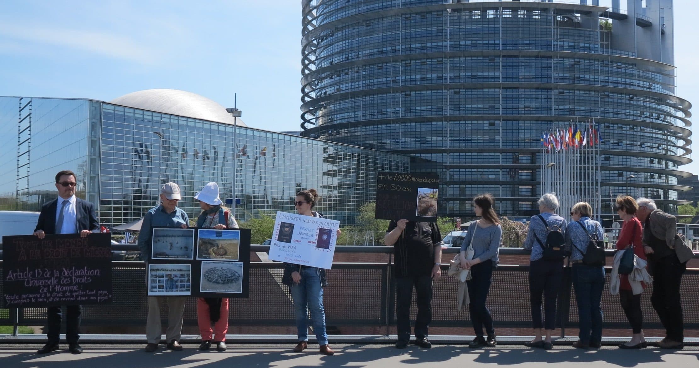 Dimanche, rassemblement « pour une autre politique migratoire » pendant les portes ouvertes du Parlement européen