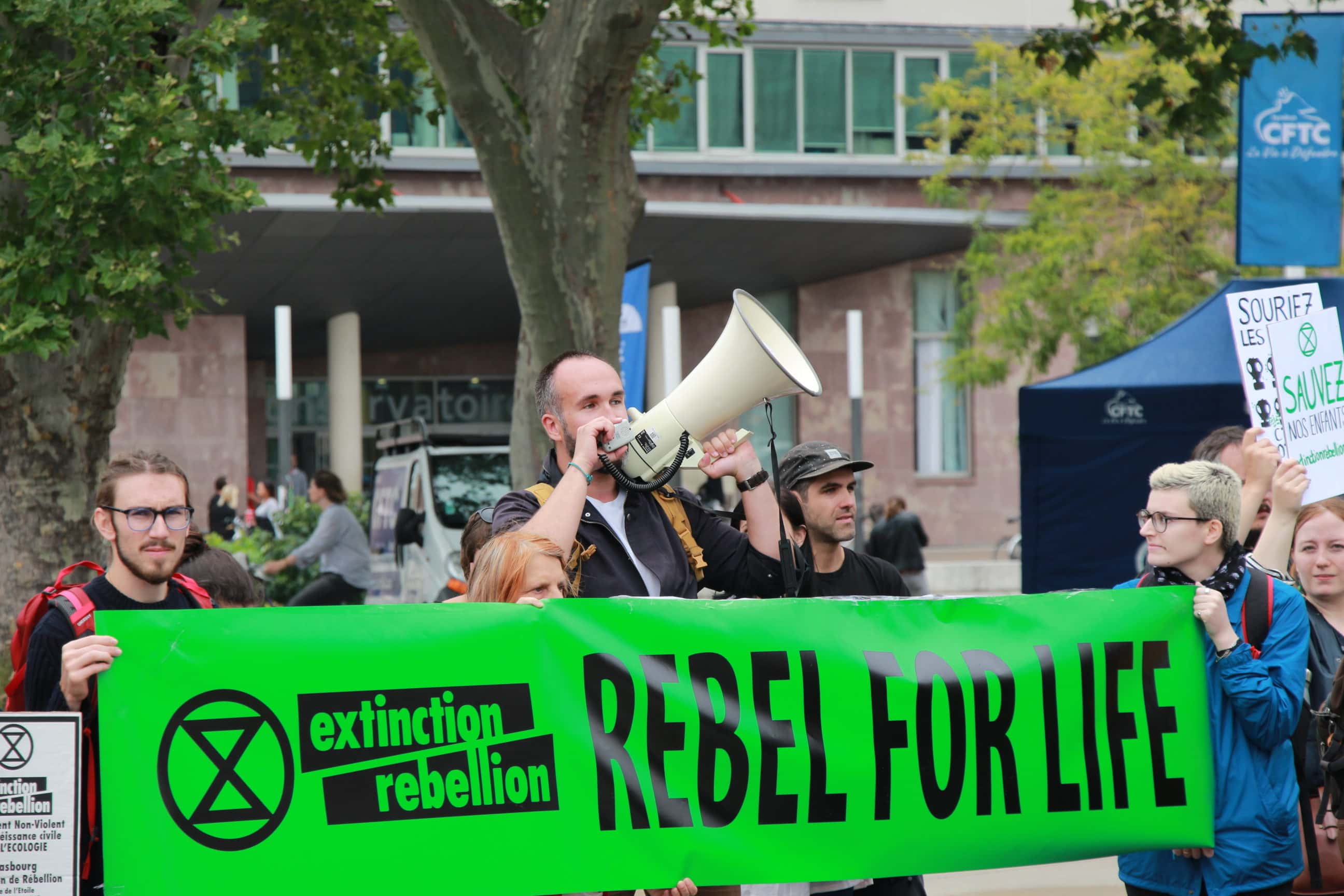 Extinction Rebellion se lance à Strasbourg avec une première action