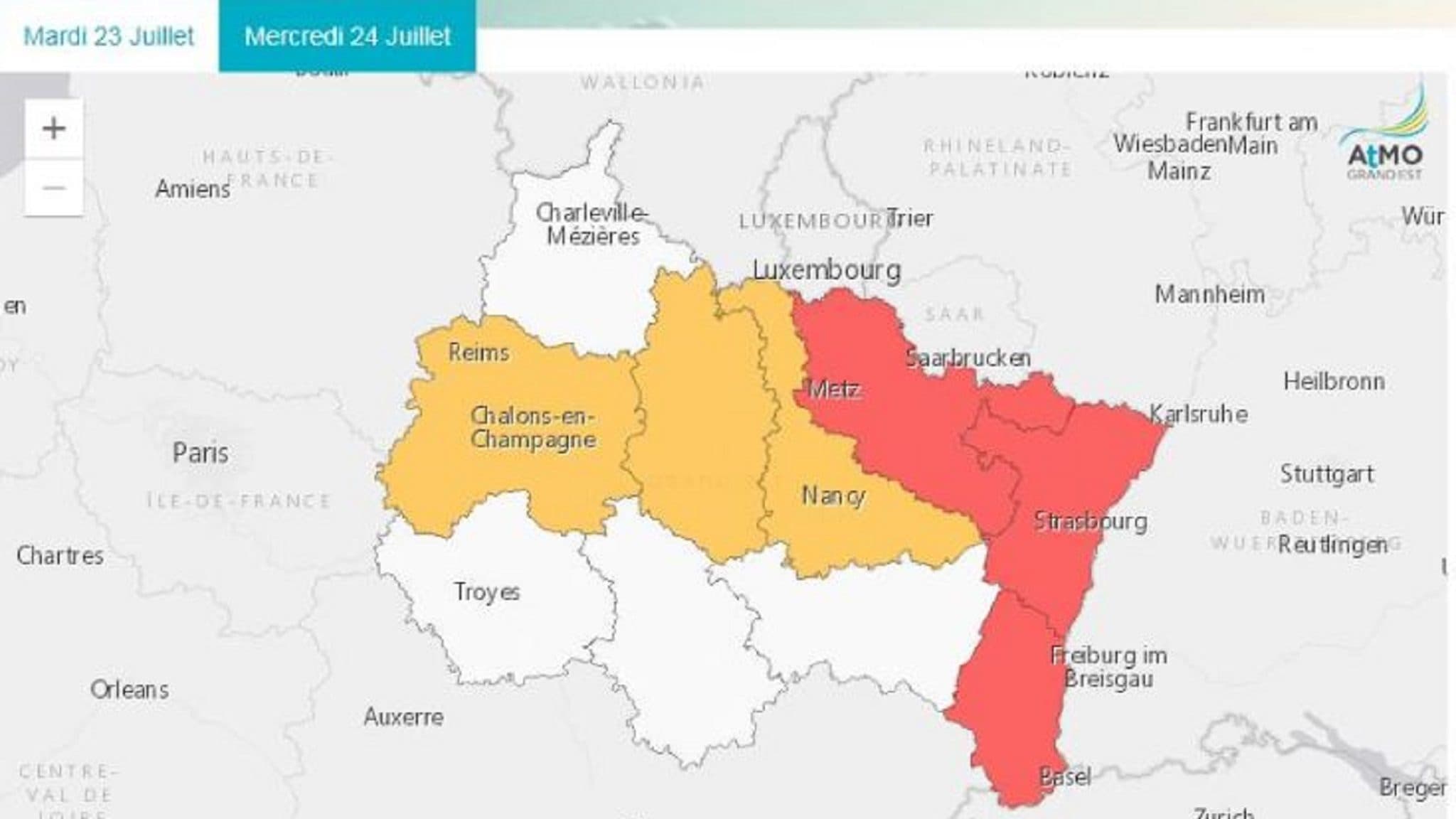 Vitesse limitée, circulation différenciée… Les mesures liées au pic d’ozone maintenues pour vendredi