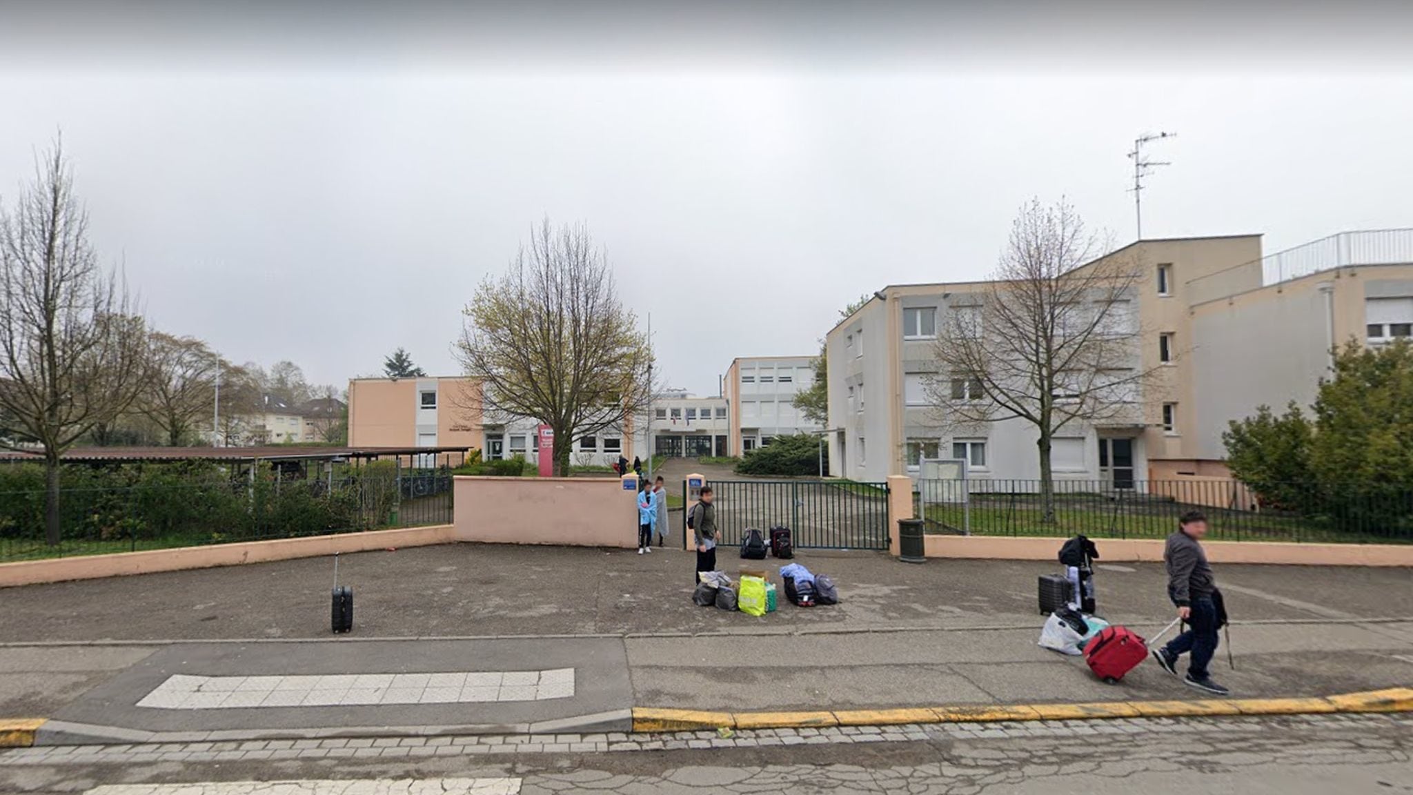 Le collège Jacques Twinger à Koenigshoffen (Photo Google Maps)