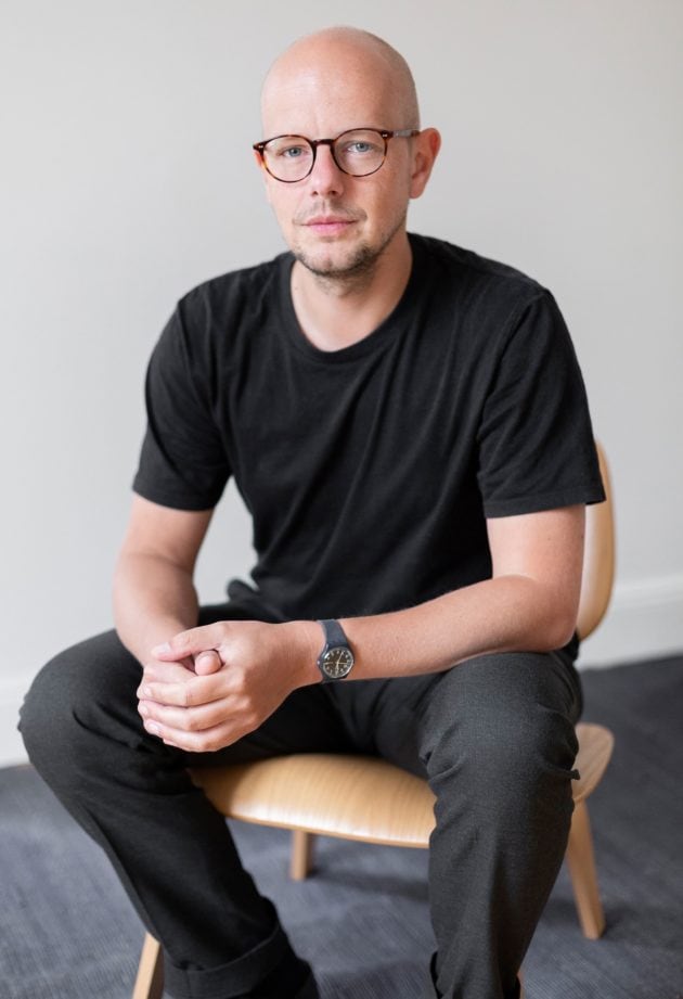 Mickaël Labbé, maître de conférence en esthétique et philosophie de l'art à l'Université de Strasbourg (Photo Emilie Vialet / doc remis)