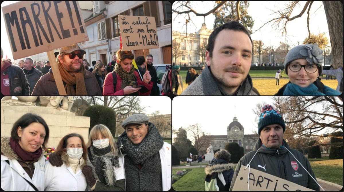 À la manif’ du 5 décembre, « Au fil des réformes, on détricote tout »