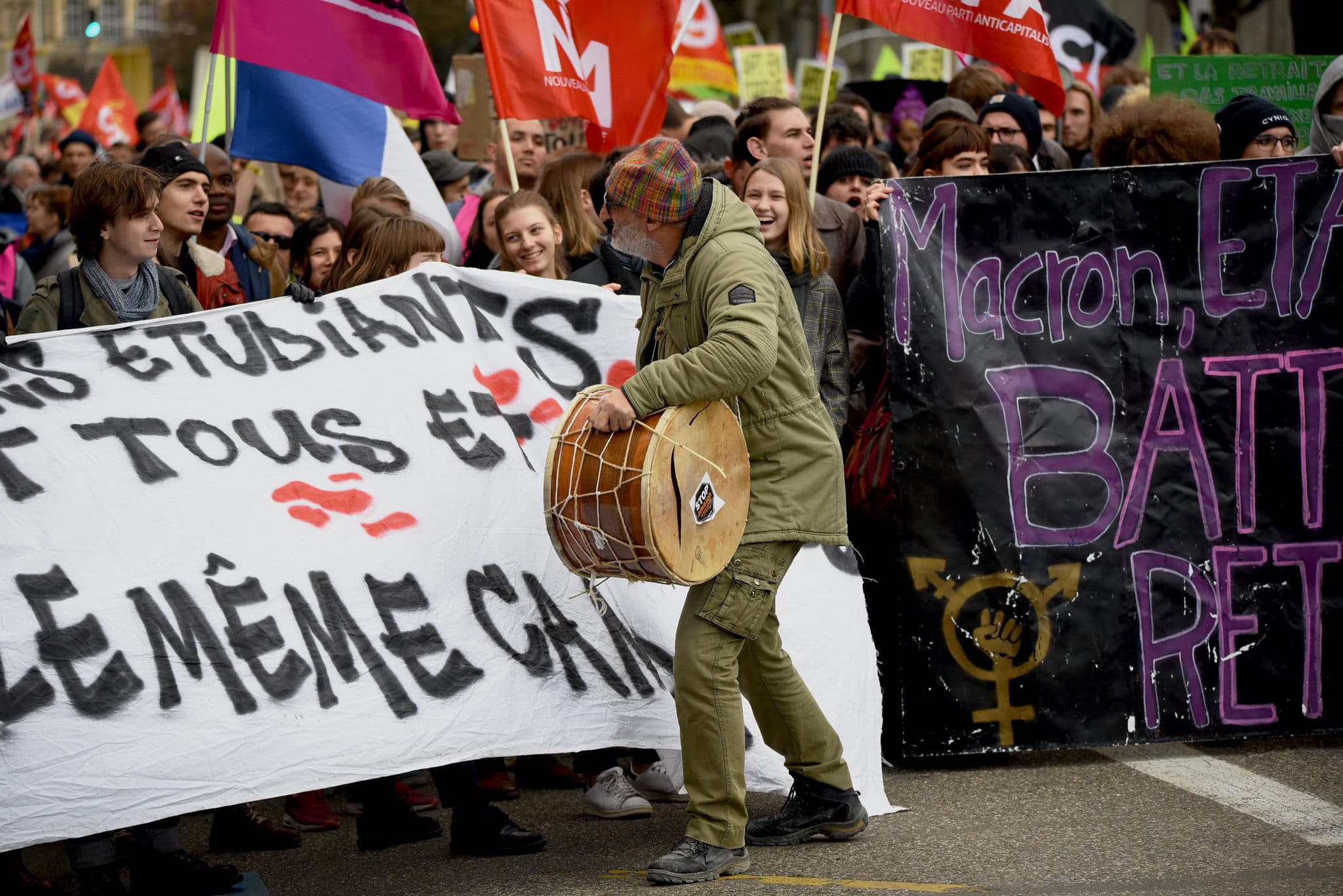 Huitième manifestation contre la retraite par points jeudi