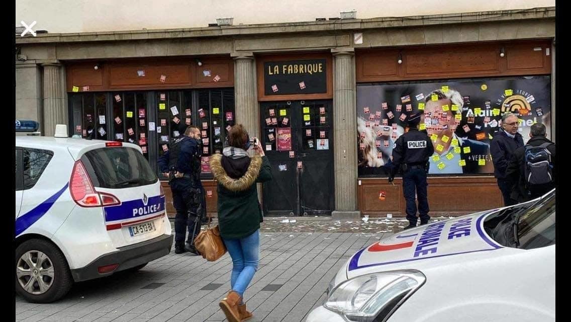 La manifestation contre la retraite par points déviée du QG « La République en Marche »