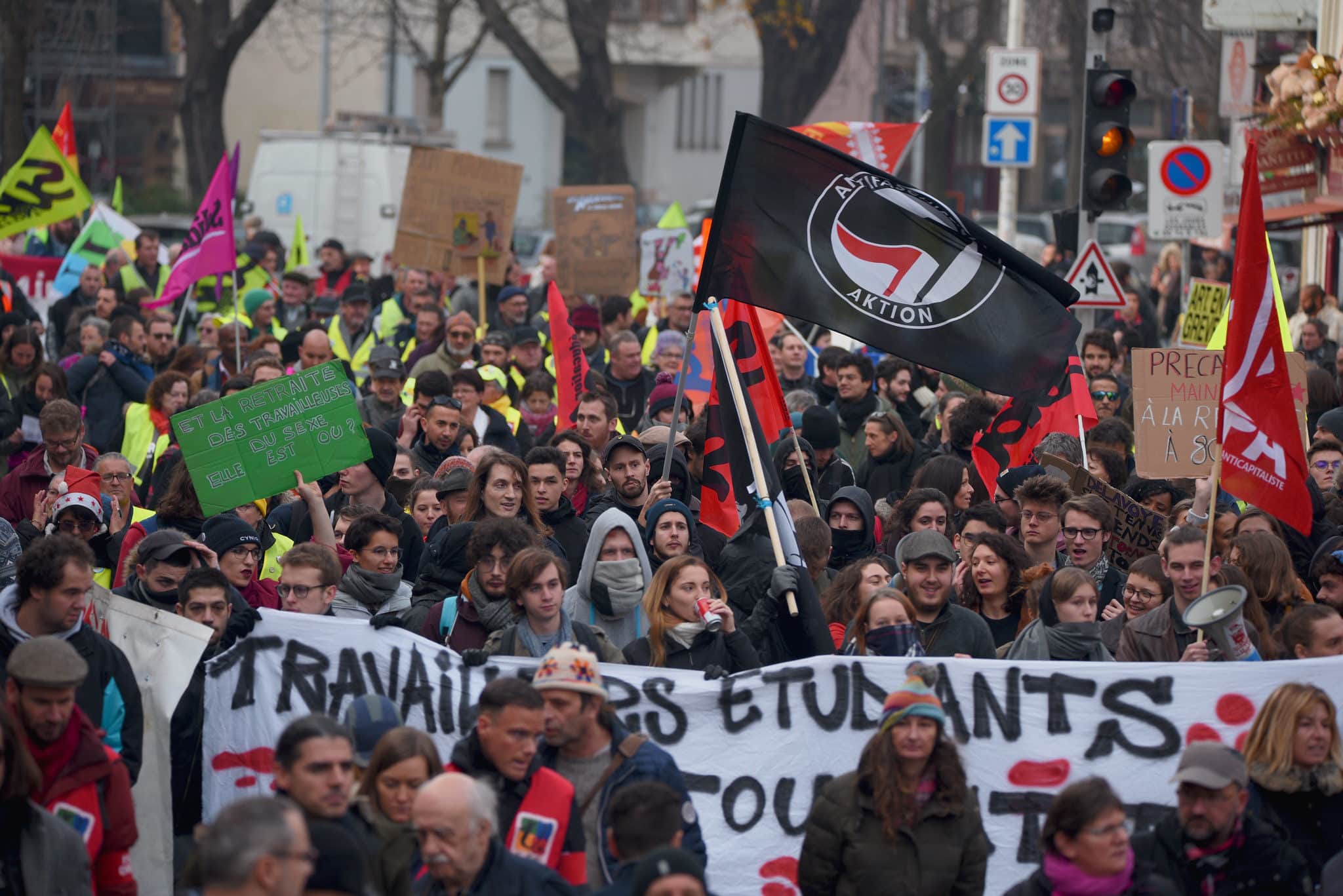 Trois manifestations en trois jours contre les retraites par points