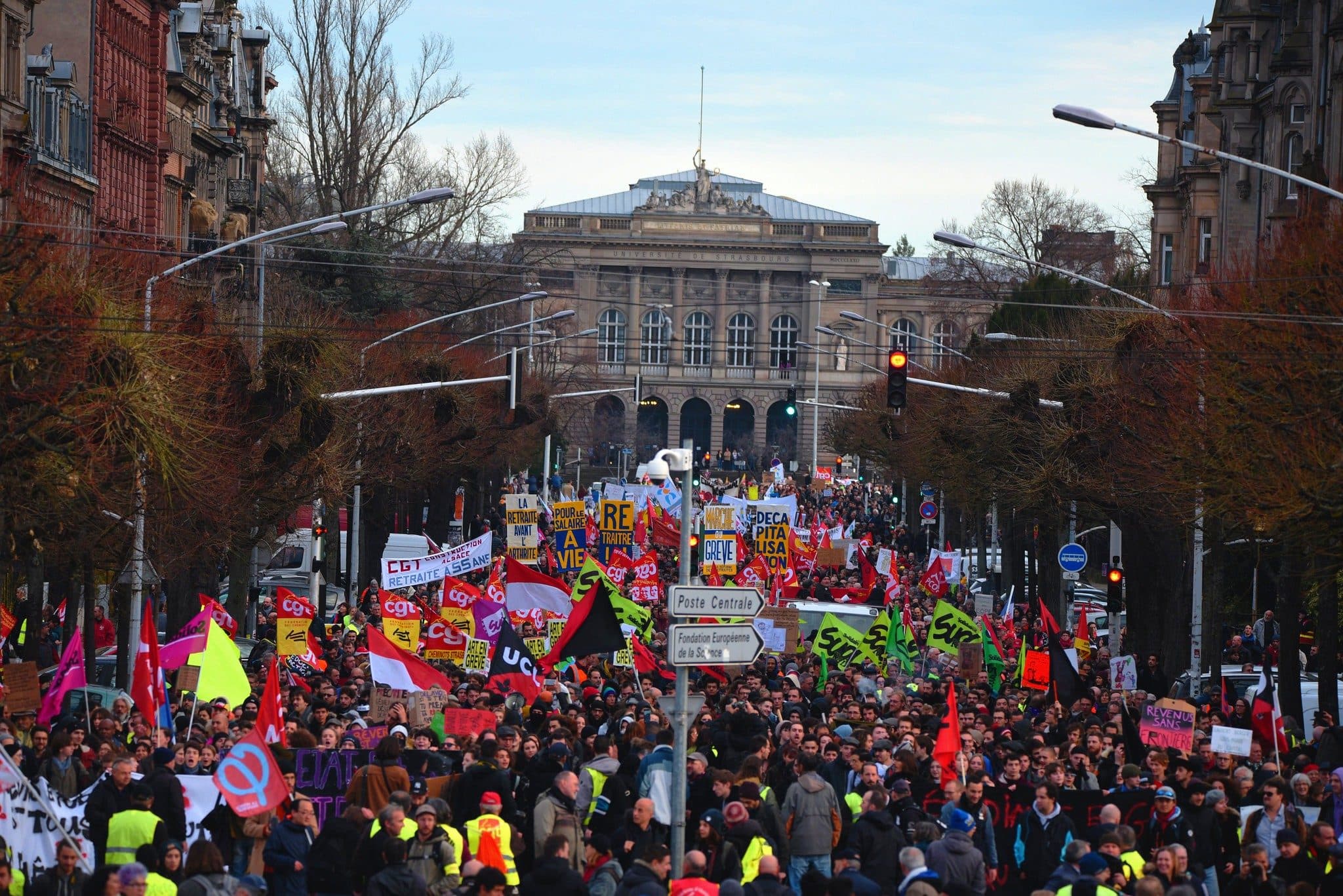 Manifestation contre la réforme des retraites du 17 décembre photo: Victor Maire