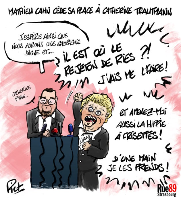 C'est finalement Catherine Trautmann qui va conduire la liste PS, et non Mathieu Cahn. 