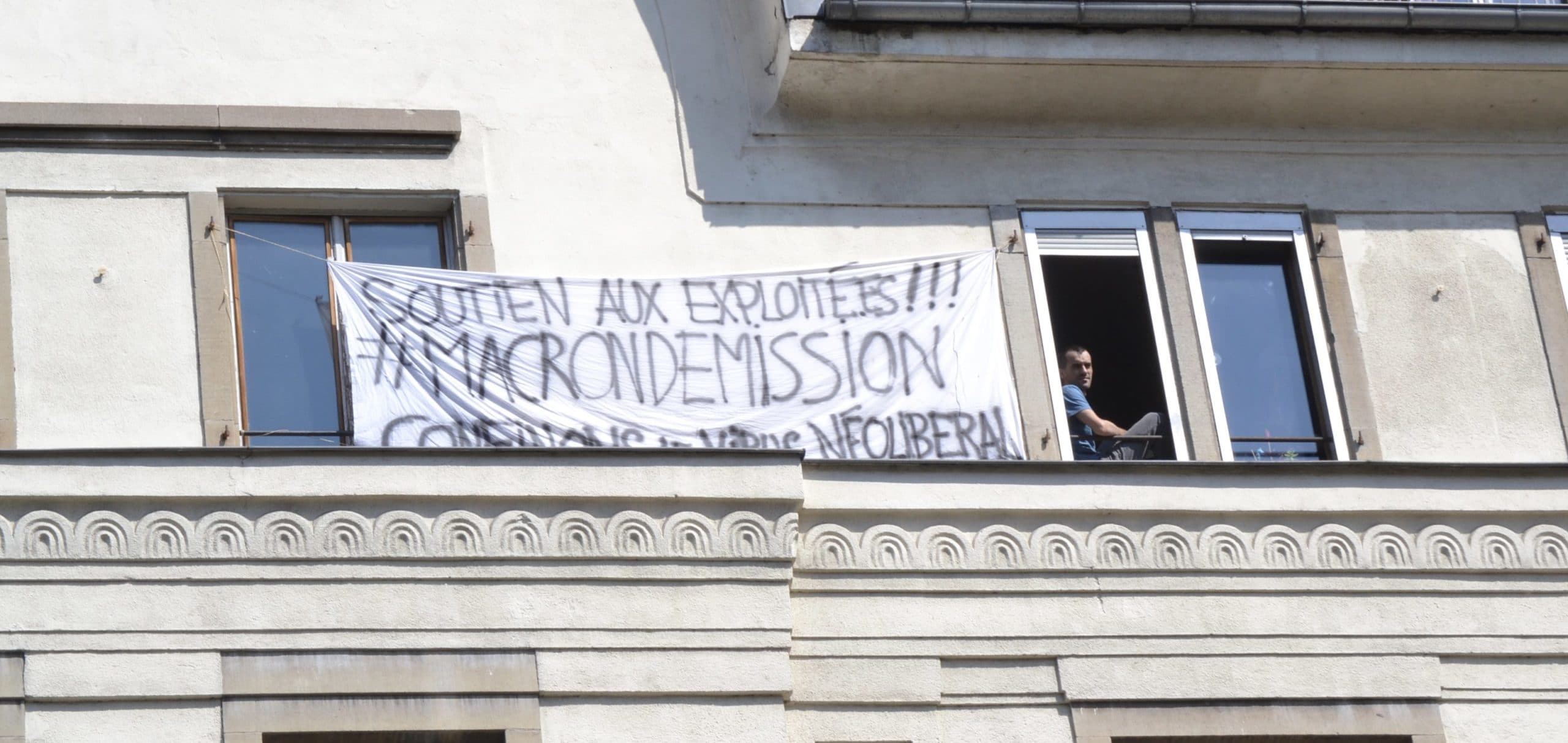 Durant le confinement, les Strasbourgeois font parler leurs balcons