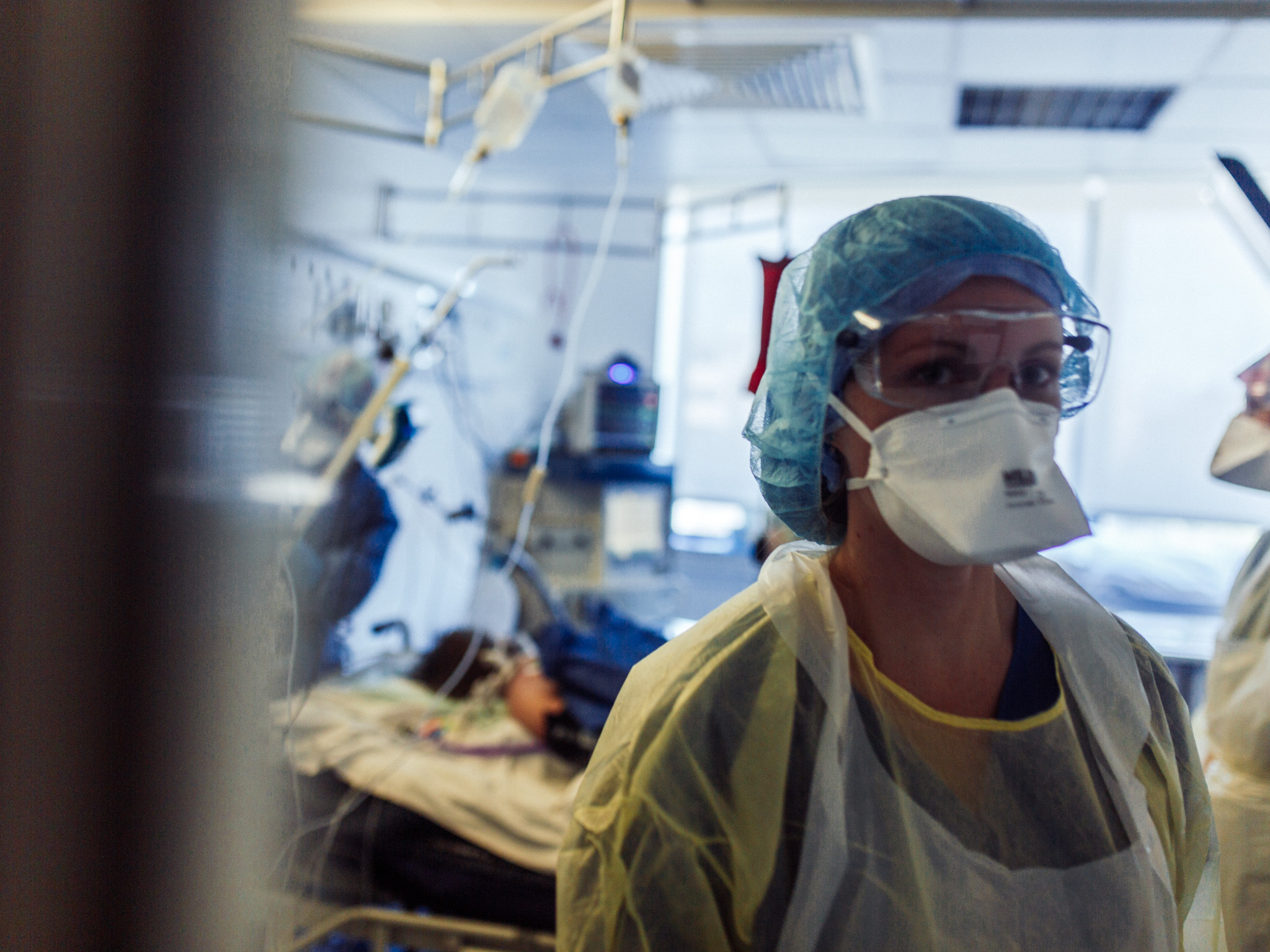 Le personnel soignant mobilisé dans l'urgence et confronté à la gravité du coronavirus a besoin d'un soutien psychologique adapté (Photo Abdesslam Mirdass / Hans Lucas)