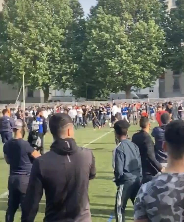 Près de 400 personnes ont assisté à un match de foot illégal, dimanche 24 mai à Strasbourg.