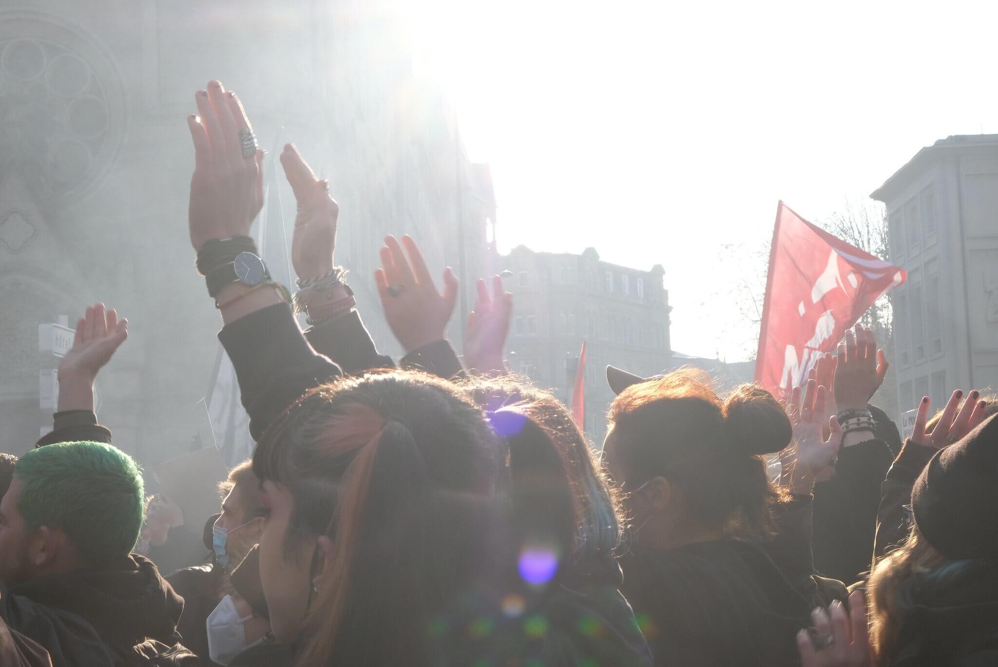 Manifestation en soutien aux étudiants mercredi