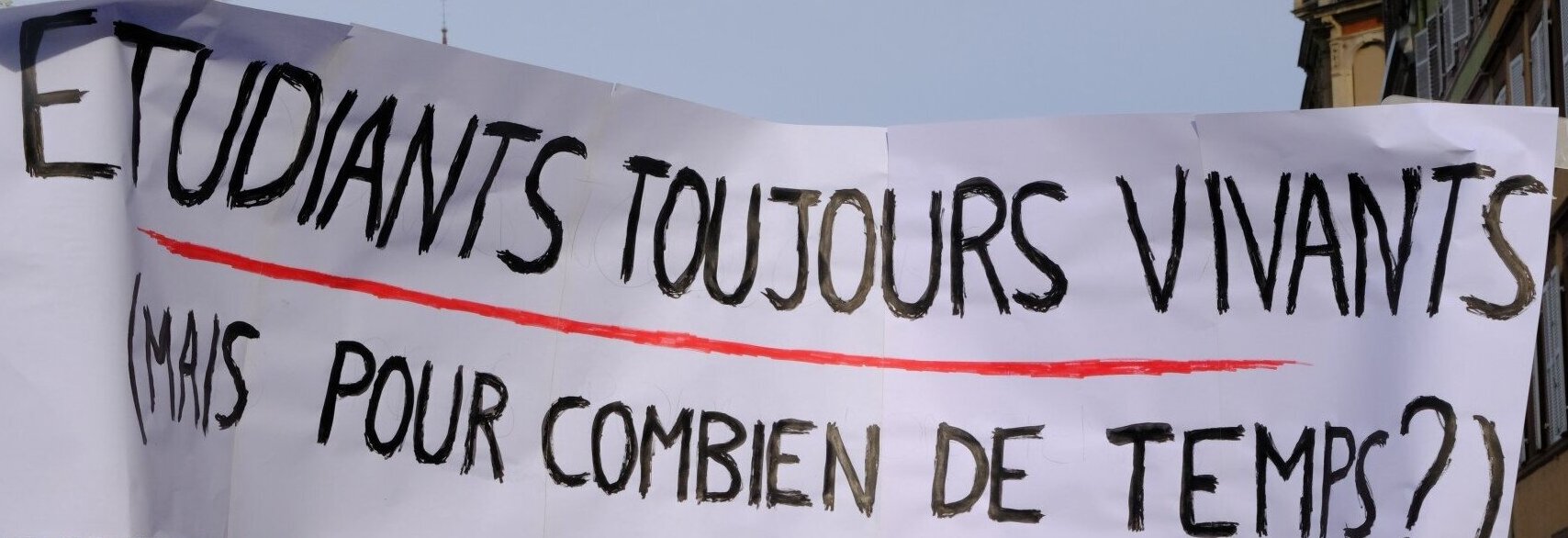 Manif pour la réouverture de l’université : « Isolée, sans perspective, j’ai déjà pensé à la mort »