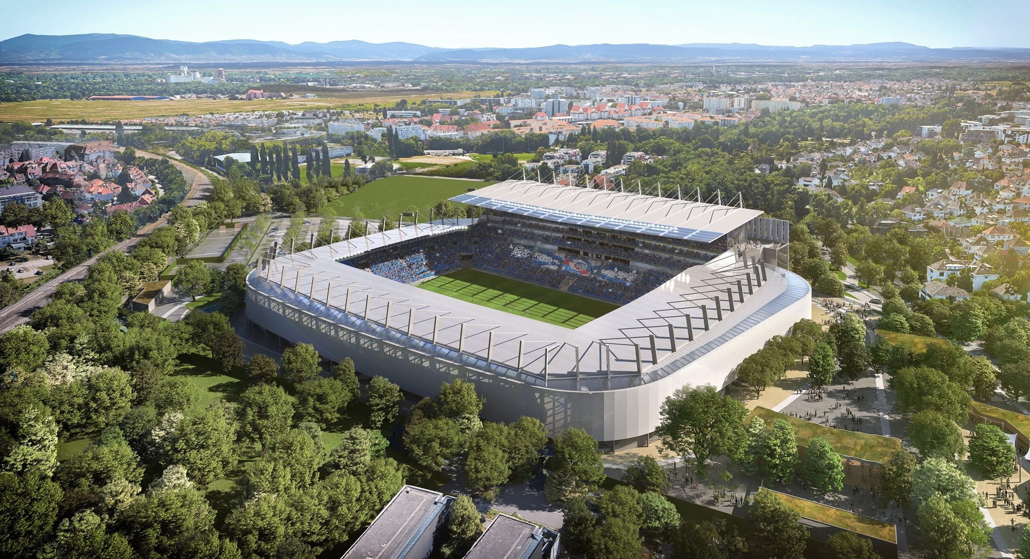 Stade de la Meinau, tram et TER du quotidien, au conseil de l’Eurométropole, des grandes dépenses et des impôts jusqu’en 2026