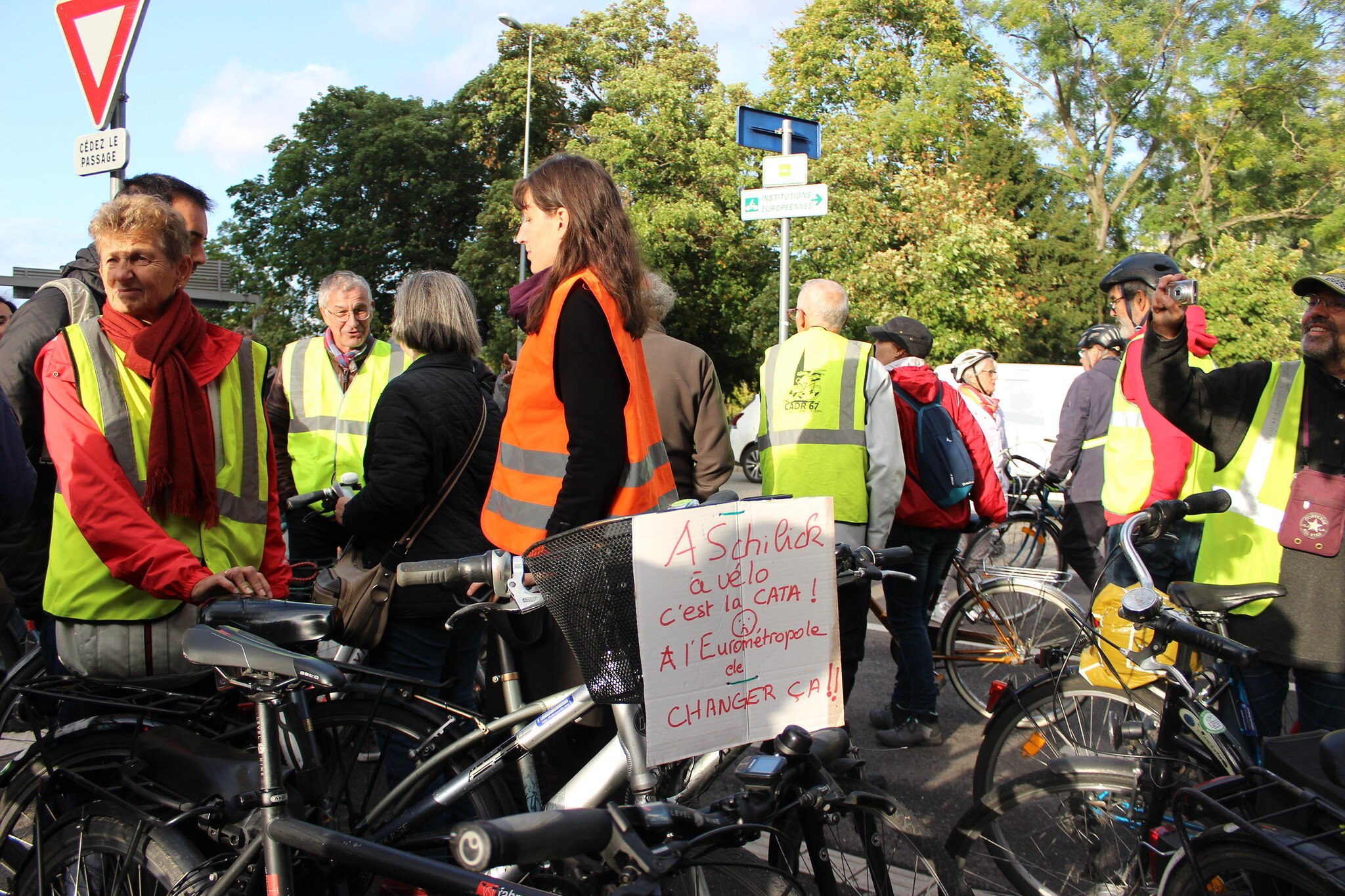 Pour plus de pistes cyclables, le collectif Vélorution appelle à manifester route de Bischwiller samedi