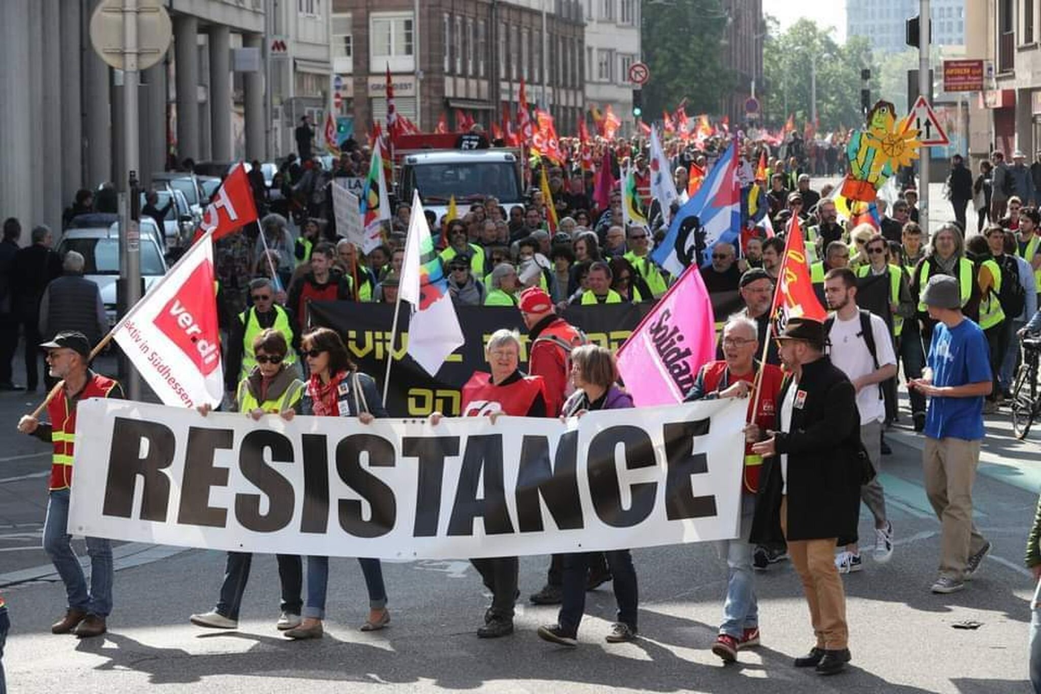 Une manifestation du 1er-Mai d’avant déconfinement, entre espoirs et inquiétudes