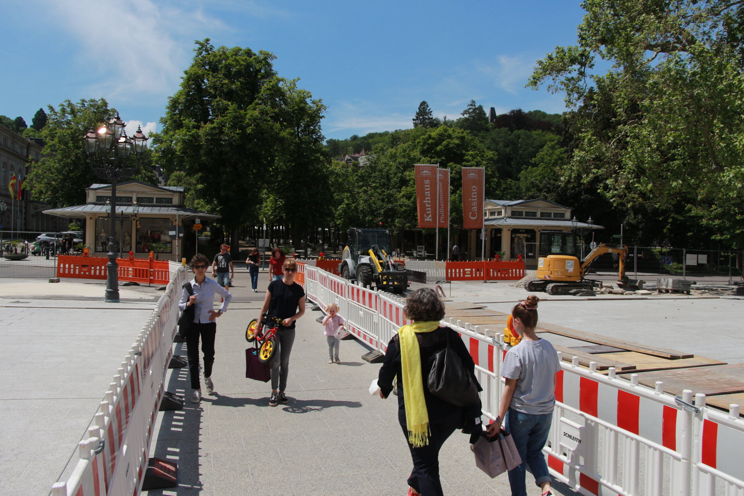 pont à Baden Baden en travaux
