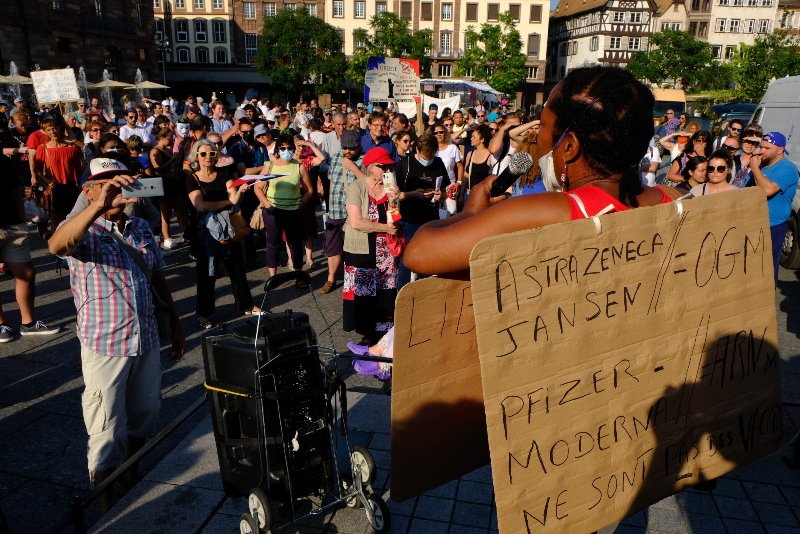 Manifestation anti-pass sanitaire : une fédération de toutes les colères