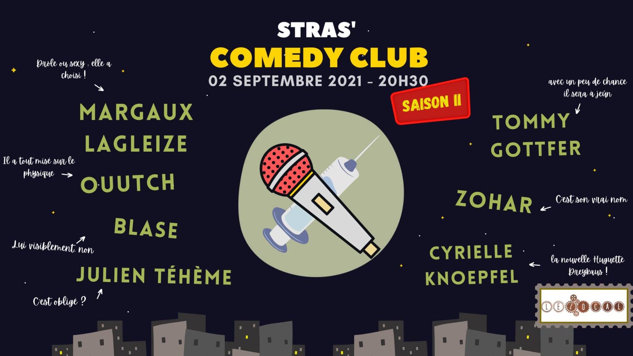Jeudi, reprise du stand-up au Stras’ Comedy Club au Local