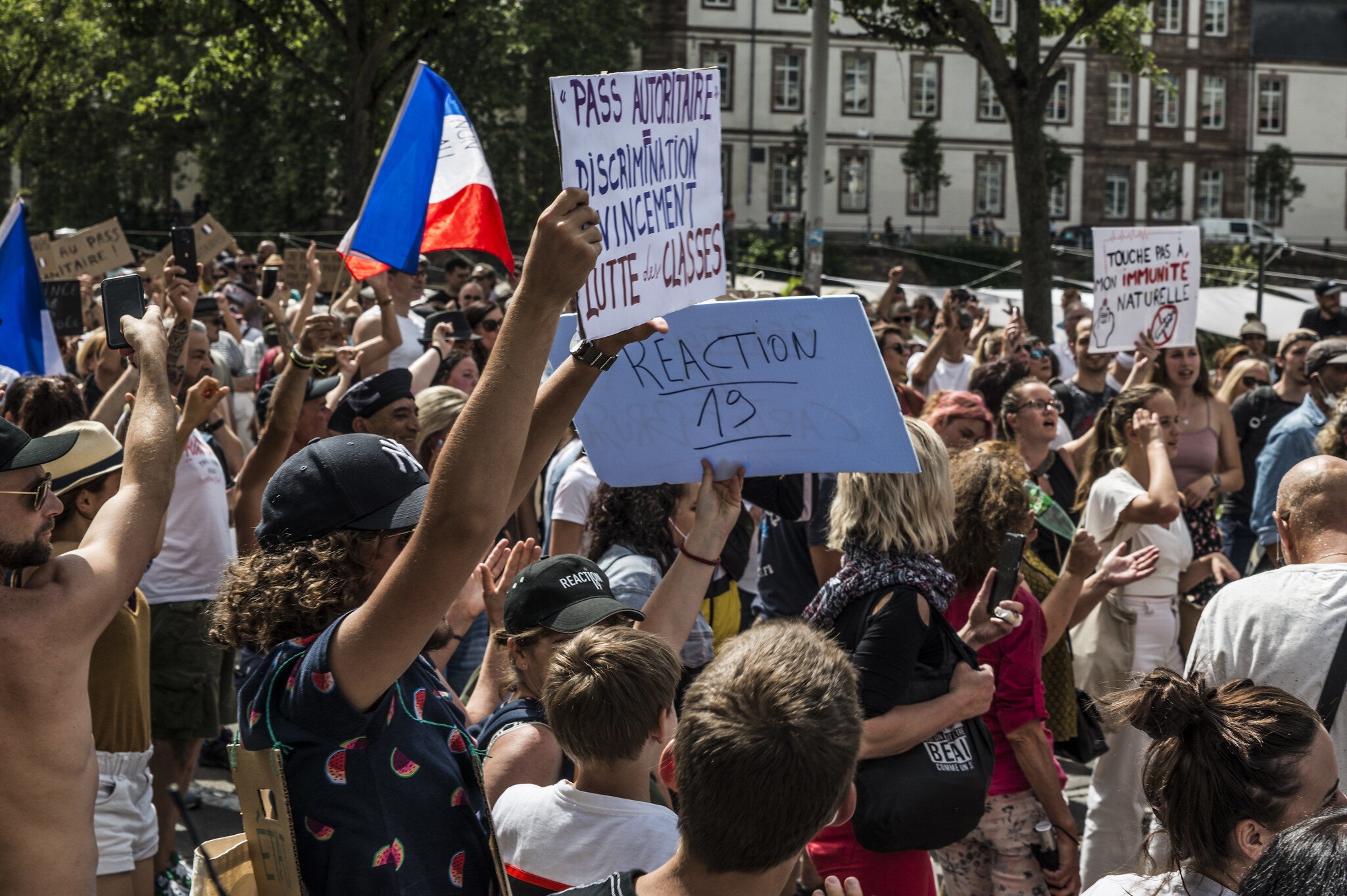 Après les « convois de la liberté », les anti-passe vaccinal d’Europe appelés à converger à Strasbourg samedi